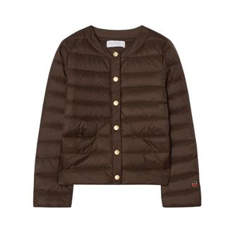 Busnel Indiana Light Down Jacket - Dames - Gewatteerde jassen - Bruin - L - Nylon - Jassen