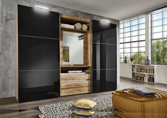 Wimex Schwebetürenschrank »Magic by fresh to go« mit drehbarer Spiegeltür