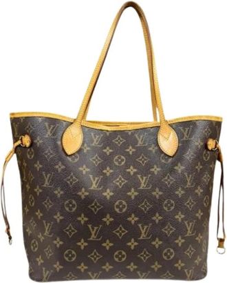 Louis Vuitton Pre-owned Monogram Tote Bag - Dames - Vintage Shopper - Bruin - ONE Size - Vintage