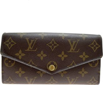 Louis Vuitton Brown Monogram Monogram Long Wallet (Bi-Fold) (Pre-Owned)