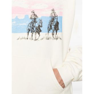 One Of These Days Bone Hooded Sweatshirt - White