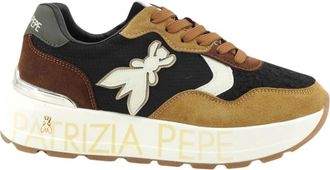 Patrizia Pepe Sneakers - Dames - Sneakers - Bruin - 37 EU - Leer - Schoenen