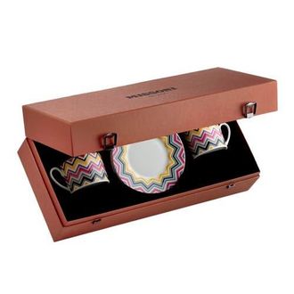 Missoni Tea Cup & Saucer Set Of 2 In Luxury Box in Multicolor 3 at Nordstrom
