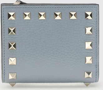 Valentino Garavani Portafoglio Rockstud Valentino Garavani in pelle a grana