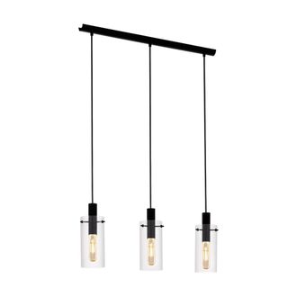 Eglo Eglo Montefino, L&aacute;mpara De Techo, Acero, 60 W, Color Negro