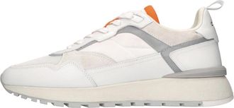 Crime London Lunar Sneaker - Heren - Sneakers - Wit - 43 EU - Leer - Schoenen