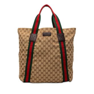 Gucci Pre-owned Gucci GG Canvas Web Tote Ladies 9EGUMHT8TNURGIA7
