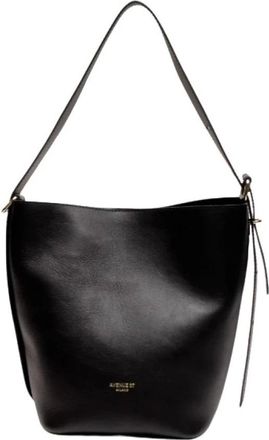 AVENUE 67 Madison Bag - Dames - Schoudertassen - Zwart - ONE Size - Leer - Tassen