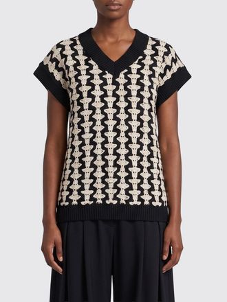 Roberto Collina Gilet ROBERTO COLLINA Donna colore Ecru