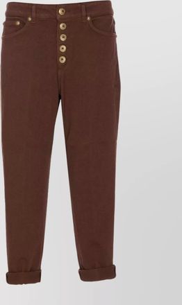 Dondup trousers with rolled cuffs and pockets