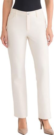 Jones New York Lexington Straight Leg Pants in Jones White at Nordstrom, Size 12
