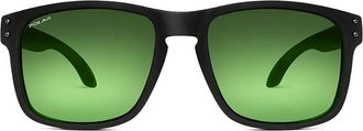 Polar 358 Polarized 80G Mens Sunglasses Black Size 55