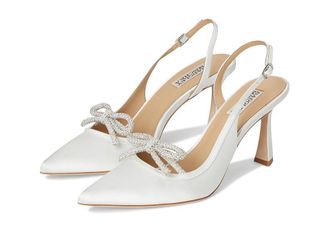 Badgley Mischka Georgie Womens Shoes Soft White : 8.5 M