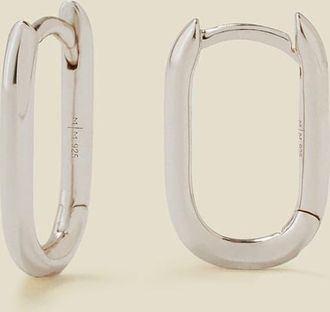 Made by Mary Paperclip Hoop Earrings