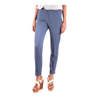 Fabiana Filippi Dames, Broeken, Blauw, Maat: XS Viscose