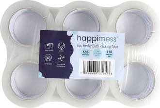 Happimess Otto Classic Heavy Duty 2 x 110 Yards Per Roll Packing Tape