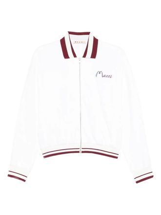 Marni embroidered sweater - Bianco