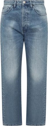 3x1 Sabina High-Rise Straight Jeans - Dames - Regular Fit Jeans - Blauw - W30 - Katoen - Jeans