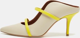 Malone Souliers Grey/yellow Leather Maureen Mules