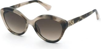 Nina Ricci SNR478 06SK Womens Sunglasses Tortoiseshell Size 55
