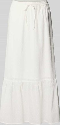 Vero Moda Ausgestellter Maxi-Rock aus reiner Baumwolle Modell TRINE in Weiss, Gr&ouml;&szlig;e XL