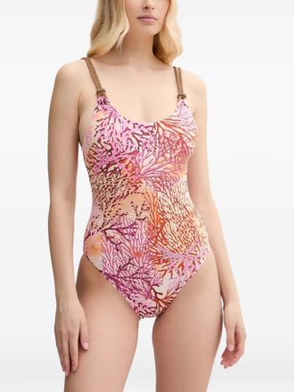 Guess Co Costume intero con stampa - Rosa