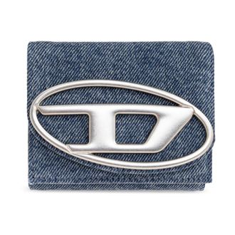 Diesel Wallets & Cardholders, female, Blue, Size: ONE SIZE 1DR Tri Fold Coin XS II