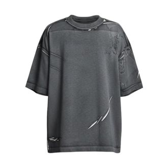 Paura Hombre, Camisetas, Gris, Talla: S