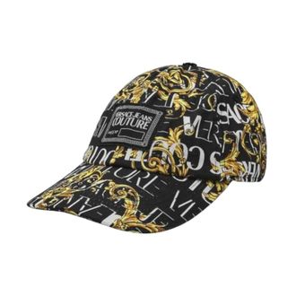 Versace Jeans Couture Baroque Cap - unisex - Versace Jeans Couture - Hats & Caps - Black - ONE SIZE - Accessories