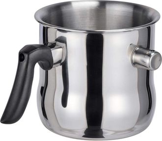 OEM Cacerola De Ba&ntilde;o Mar&iacute;a De Acero Inoxidable De Doble Pared De 1,2 L Con Funci&oacute;n Para Leche Y Silbato