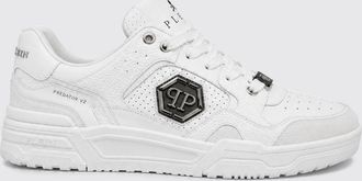 Philipp Plein Predator V2 Low-Top Leather Trainers with Hexagon Logo