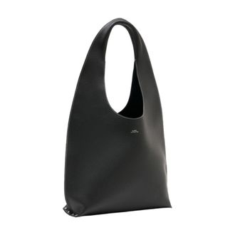 A.P.C. Womens Shoulder Bag Black Cowhide