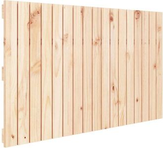 vidaXL Wall Headboard 108x3x60 cm Solid Wood Pine Vidaxl