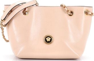 Versace Medusa Icon Chain Tote Leather Small