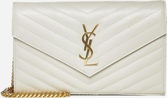 Saint Laurent Cassandre Wallet Chain