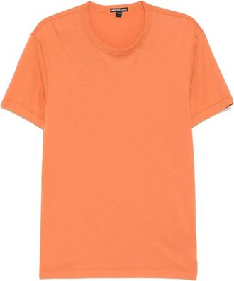 James Perse T-shirt Lotus con effetto spazzolato - Arancione