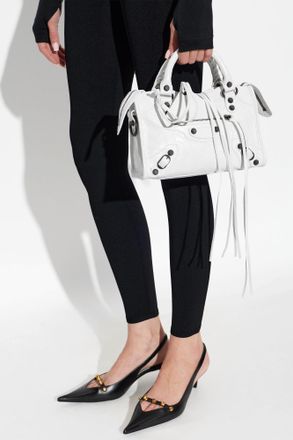 Balenciaga Le City Mini Bag, Womens, White