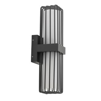 Lucande Lucande L&aacute;mpara De Pared Exterior chandan En Negro Aluminio