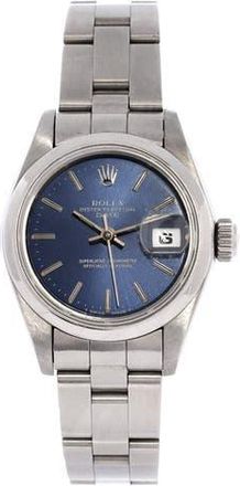 Rolex Oyster Perpetual Datejust Automatic Watch Stainless Steel 26 in Metallic Silver at Nordstrom