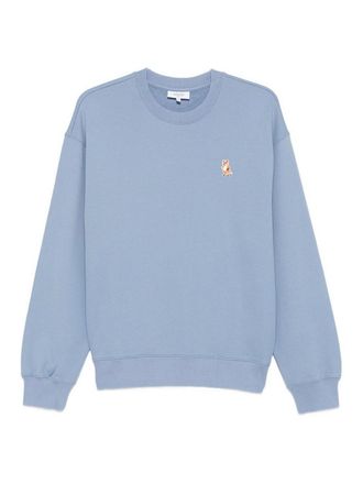 Maison Kitsun&eacute; Standing Fox Cotton Sweatshirt