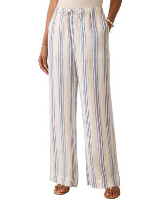 Faherty Palma Linen Drawstring Pant