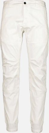 C.P. Company Mens C.P. Satin Stretch Pants - White - Size: 28W 34l