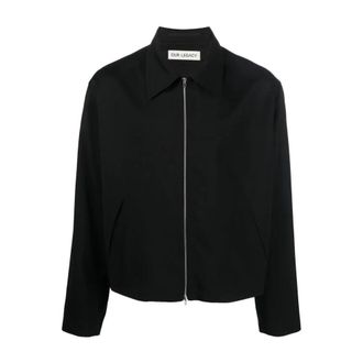 Our Legacy Jassen, Heren, Zwart, XL, Wol, Mini Jas