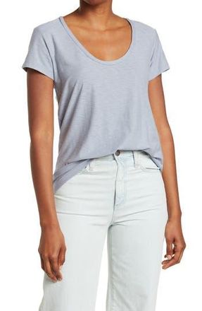 James Perse Deep V-Neck T-Shirt in Aura at Nordstrom Rack, Size 0