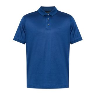 Emporio Armani Heren, Tops, Blauw, Maat: XL Katoen