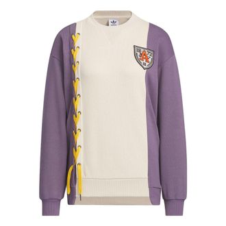 adidas (WMNS) adidas Originals MC Classic Crews Beige Purple IN1091