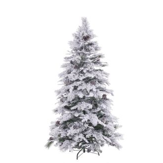 LOLAhome &Aacute;rbol de Navidad artificial 272 ramas Alt.150 blanco-verde