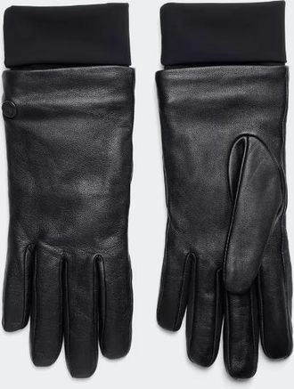 Canada Goose Gants en cuir (Femmes, Black, TP)