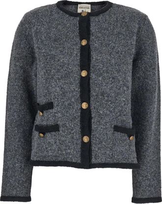 Semicouture Cardigan con bottoni - Nero