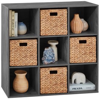 Best Choice Products 9-Cube Storage Organizer, 11in Shelf Opening, Bookcase w/ 3 Removable Back Panels
